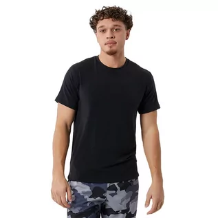 Koszulki sportowe męskie - Koszulka New Balance MT23059BK - czarna - grafika 1