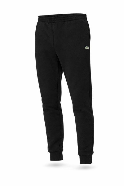 Spodnie dresowe męskie Lacoste XH9624 Slim Fit czarne z logo, Rozmiar XL