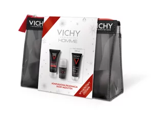Vichy Homme (Krem do twarzy 50ml + Antyperspirant roll-on 50ml + Żel pod prysznic 200ml) - Kosmetyki do pielęgnacji twarzy męskie - miniaturka - grafika 1