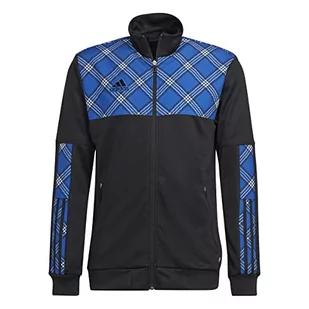 adidas Męska kurtka strzelecka Tkjkt Ad, czarna/królewski błękit, XXL, czarny/królewski błękit, XXL - Kurtki męskie - miniaturka - grafika 1