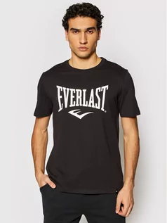 Koszulki męskie - Everlast T-Shirt 807580-60 Czarny Regular Fit - grafika 1