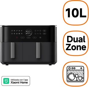 Xiaomi Dual Zone Air Fryer 10L EU DE BHR07SGEU - Frytkownice - miniaturka - grafika 1
