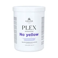 Maski do włosów - KALLOS PLEX NO YELLOW Maska do włosów blond z kompleksem protein roślinnych i peptydów 1000ml - miniaturka - grafika 1