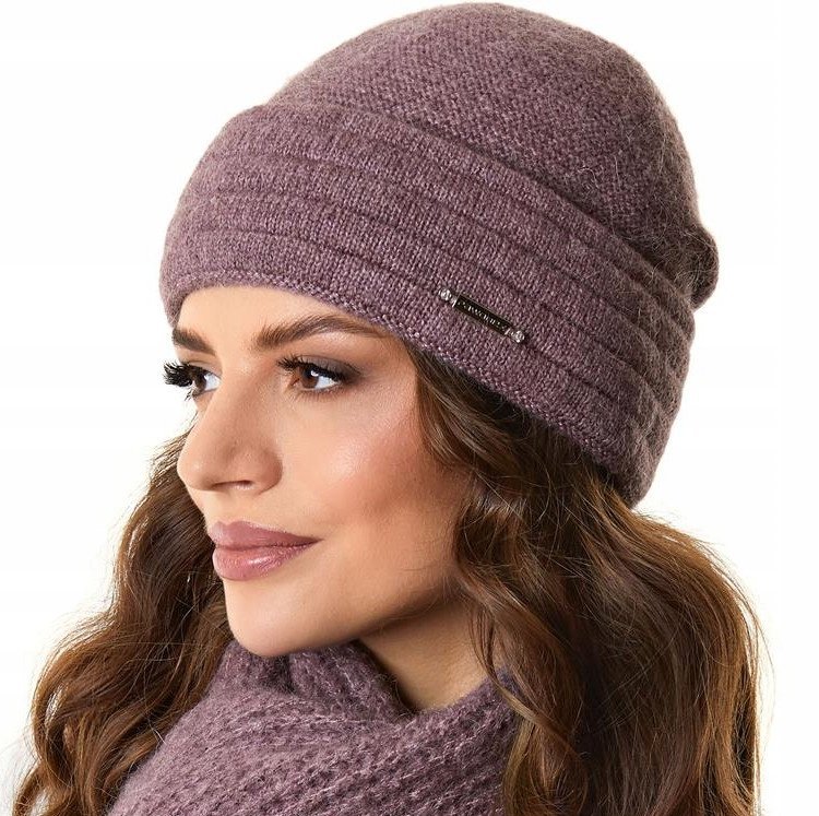 Czapka zimowa damska VIRGINIA Wrzos