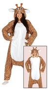 Stroje karnawałowe - Guirca Żyrafa kostium dla kobiet i mężczyzn żyrafa zwierzątko kostium Afryka zoo rozm. M  L, l, wielokolorowy - miniaturka - grafika 1