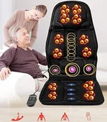 Masażery - MATA MATERAC MASUJĄCY DO MASAŻU SHIATSU 7 SILNIKÓW dyskopatia WTYCZKA AUTO - miniaturka - grafika 1