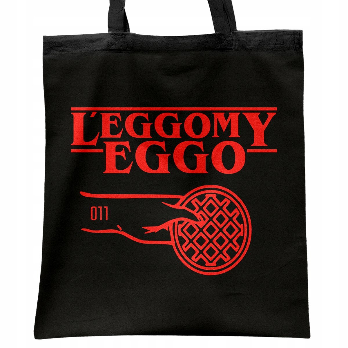 Torba bawełniana czarna Stranger Things Eleven Hawkins Dla Fanów Serialu