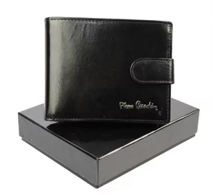 Portfel Męski Skórzany PIERRE CARDIN Skóra Licowa Duży Poziomy Z Zapinką Dwa Skrzydełka 324A - Portfele - miniaturka - grafika 2