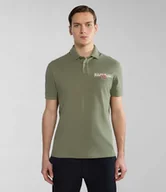 Koszulki męskie - polo uomo napapijri e-aylmer np0a4htn gae green livhen - miniaturka - grafika 1