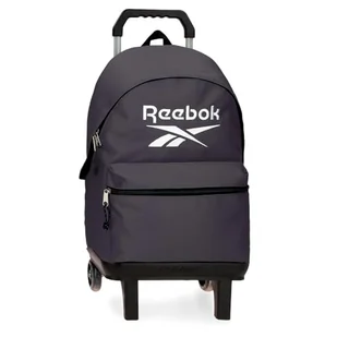 Reebok Boston Plecak Szkolny z Wózkiem Szary 31x44x17,5 cm Poliester by Joumma Bags, Szary, 31x44x17.5 cms, plecak szkolny - Plecaki szkolne i tornistry - miniaturka - grafika 1