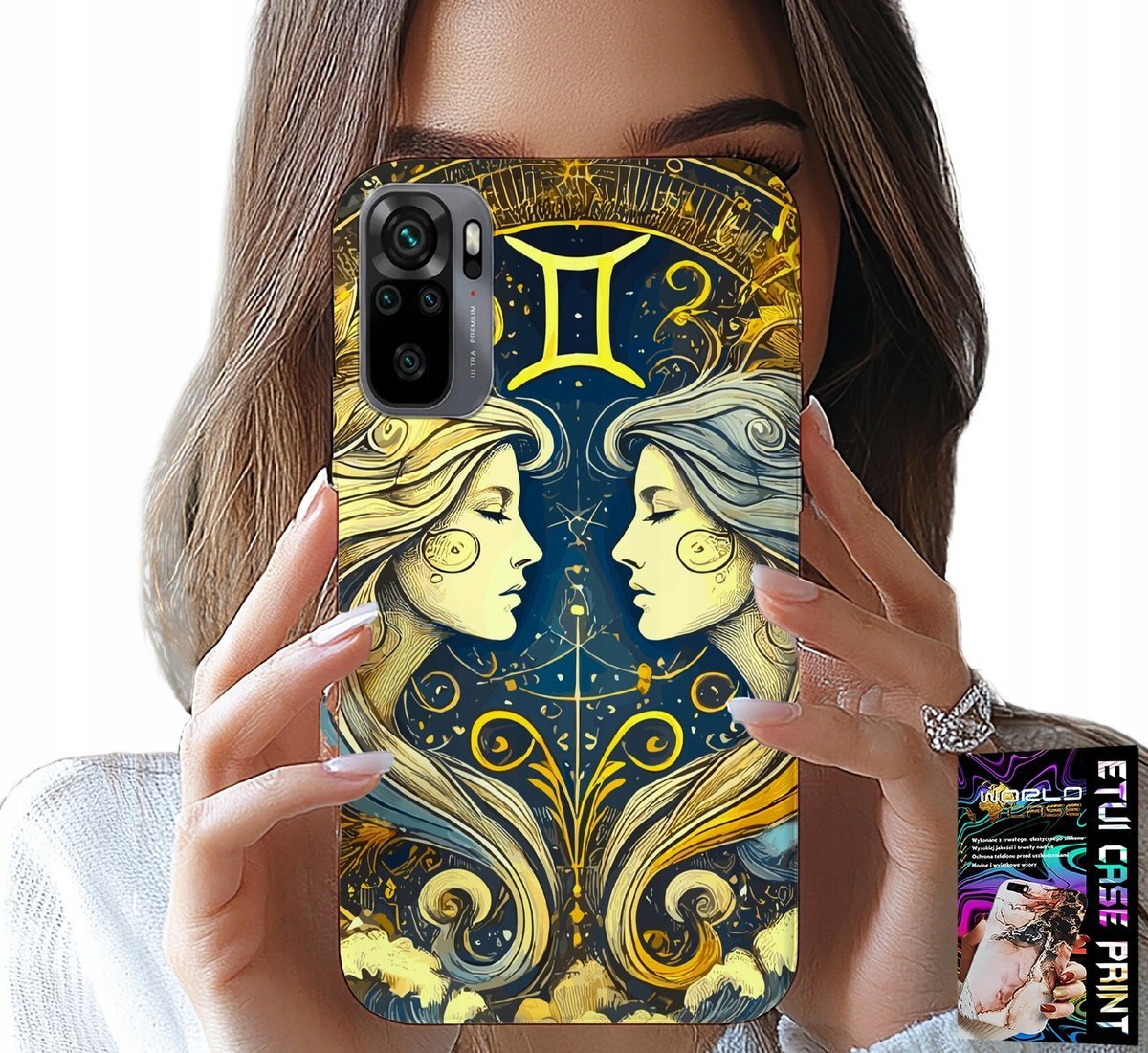 ETUI DO XIAOMI NOTE 10 / 10S - ZNAK ZODIAKU, BLIŹNIĘTA ASTRONOMIA CASE