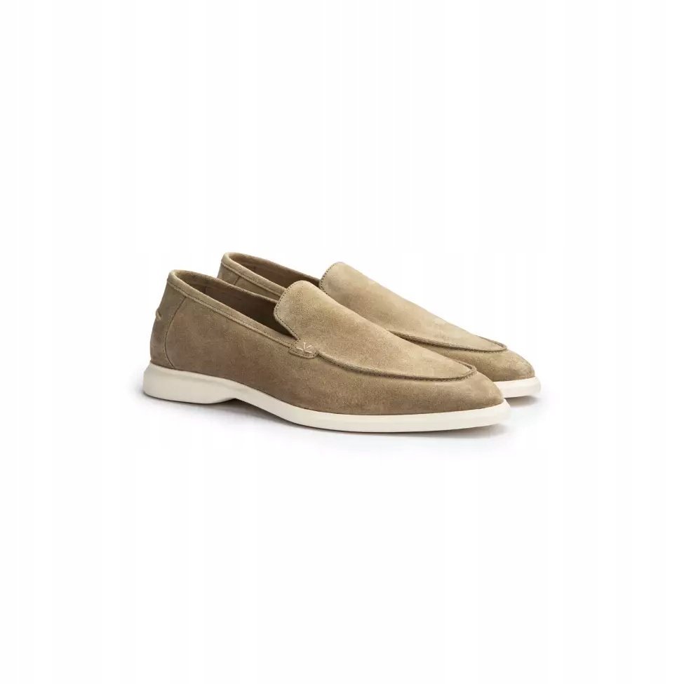 LLOYD STRIDE FLEX Mokasyny Buty Męskie Slip-on Zamszowe Eleganckie 45