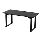 Biurka gamingowe - Ultradesk UPLIFT Czarne elektryczna regulacja - miniaturka - grafika 1