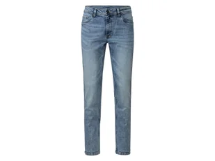 LIVERGY® Jeansy męskie z bawełną, Slim Fit (Jasnoniebieski, 54 (38/32)) - Spodnie męskie - miniaturka - grafika 1