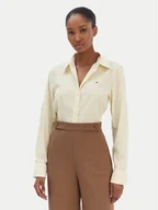 Koszule damskie - Tommy Hilfiger Koszula Ess WW0WW47169 Żółty Regular Fit - miniaturka - grafika 1