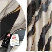 Zasłony - ZASŁONA GOTOWA NA ŻABKI ZASŁONY NA TAŚMIE 140x250 SKRÓCENIE W PREZENCIE! SOOVI - miniaturka - grafika 1