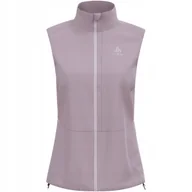 Kamizelki damskie - Kamizelka damska ODLO Zeroweight Warm Vest fioletowa S - miniaturka - grafika 1