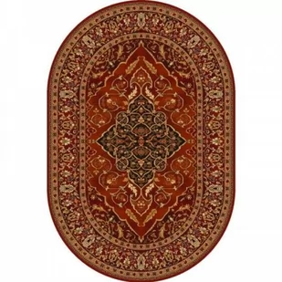 Dywan Agnella Isfahan LEYLA rubin owal wełna - Dywany - miniaturka - grafika 1