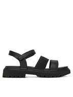 Buty dla dziewczynek - DeeZee Sandały CM240807-1 Czarny - miniaturka - grafika 1