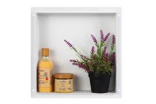 FENIKS Balneo Balneo Wall-Box No Rim White wnękowa OBWH2NR - Półki łazienkowe - miniaturka - grafika 1
