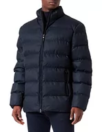 Kurtki męskie - Geox Męska kurtka M LEVICO, Sky Captain/Black, 58 - miniaturka - grafika 1