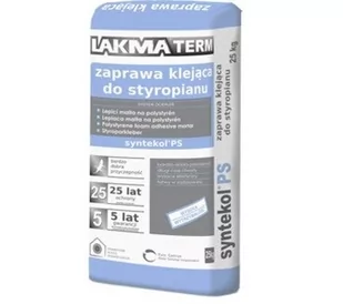 Zaprawa klejąca do styropianu Lakma Syntekol PS 25 kg - Tynki - miniaturka - grafika 1