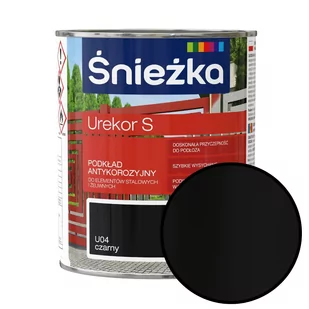 Podkład antykorozyjny Urekor S czarny 0,8l - Farby do metalu - miniaturka - grafika 1