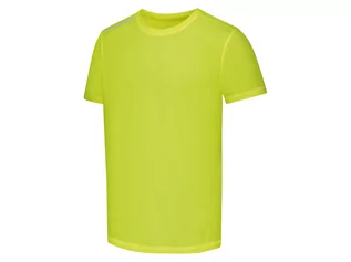 Koszulki męskie - Crivit Koszulka sportowa męska (XL (56/58), Żółty neonowy) 4055334484381 - grafika 1