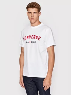 Koszulki i topy damskie - Converse T-Shirt All Varsity Graphic 10023260-A01 Biały Standard Fit - grafika 1