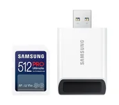 Karty pamięci - Samsung PRO Ultimate 2023 SD 512GB 200/130MB/s U3 V30 + czytnik - miniaturka - grafika 1