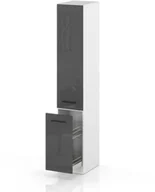 Szafki kuchenne - Słupek Kuchenny Stojący 30cm Szafka Cargo S30 Spremium Szary Połysk - miniaturka - grafika 1