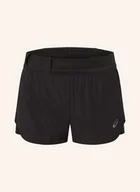Spodnie sportowe damskie - Asics Szorty Do Biegania 2 W 1 Metarun Split schwarz - ASICS - miniaturka - grafika 1