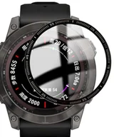 Akcesoria do smartwatchy - Szkło Hybrydowe Full Glue 5D Do Garmin Fenix 6 Czarny - miniaturka - grafika 1