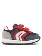 Buty dla chłopców - Geox Sneakersy B Alben Boy B043CD020FUC7217 M Czerwony - miniaturka - grafika 1