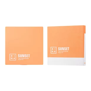 3ina 3INA MAKEUP - Vegan - Cruelty Free - The Sunset Eyeshadow Palette - Wielobarwność - Paleta cieni do powiek zapewniająca pełne krycie - Z idealną mieszanką matową i metaliczną - 9 różnych odcieni - Cienie do powiek - miniaturka - grafika 2