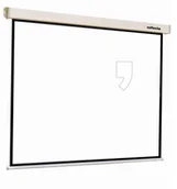 Ekrany projekcyjne - Ekran projekcyjny REFLECTA CrystalLine 87661, 100", 180x180, 1:1, biały matowy - miniaturka - grafika 1