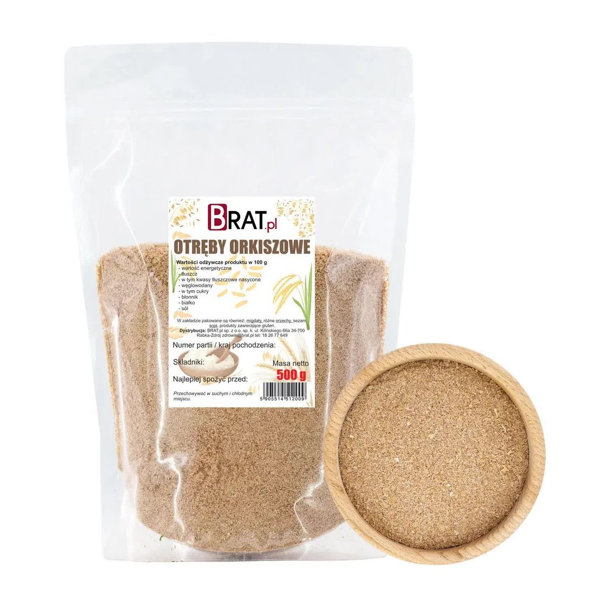 Otręby orkiszowe 500g