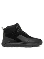 Botki męskie - Geox Trapery U Spherica 4X4 B Abx U46FDB 0FF22 C9999 Czarny - miniaturka - grafika 1