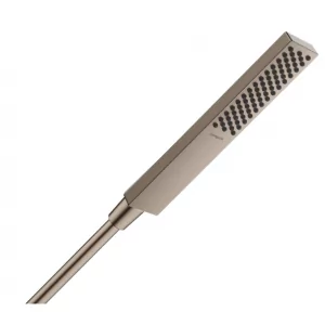 HANSGROHE 24321140 Pulsify E Główka prysznicowa 100 1jet EcoSmart+, Slim Brąz Szczotkowany - Słuchawki prysznicowe - miniaturka - grafika 1