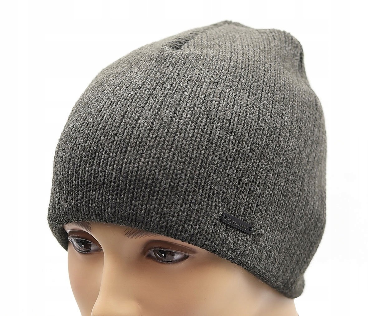 Czapka męska zimowa grafit na mrozy produkt polski