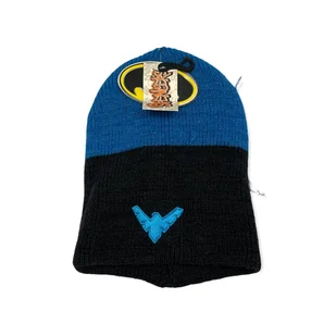 Ciepła czapka SPENCER'S BATMAN czarno niebieska - Czapki i chusty sportowe męskie - miniaturka - grafika 1