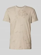 Koszulki męskie - T-shirt z wyhaftowanym logo - miniaturka - grafika 1