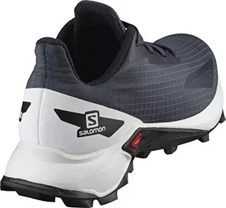 Buty dla chłopców - Salomon Unisex dziecięce buty Alphacross Blast do biegania w terenie, szary - szary India Ink White Black - 37 eu - grafika 1