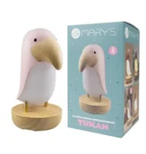 Zestawy szkolne - Lampka nocna LED i bluetooth speaker tukan różowy - miniaturka - grafika 1