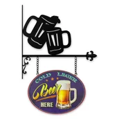 Tablice i flipcharty - Szyld 3D, 43x65, Cold Beer, Magia Świąt zaczyna się u nas - miniaturka - grafika 1