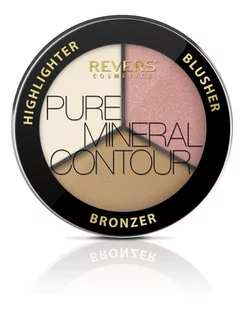 Revers Revers Pure Mineral Contour Paleta Do Konturowania Twarzy 04 - Bronzery i konturowanie twarzy - miniaturka - grafika 2