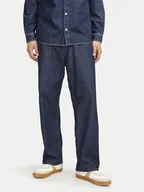Spodnie męskie - Jack&Jones Jeansy Alex 12258559 Granatowy Baggy Fit - miniaturka - grafika 1
