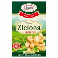 Herbata - Malwa Exclusive Herbata zielona z imbirem 30 g (20 x 1,5 g) - miniaturka - grafika 1