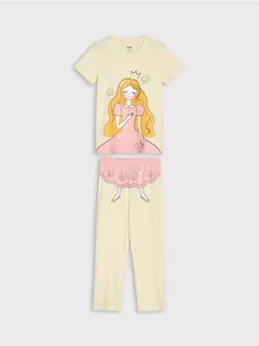 Piżamy dla dziewczynek - Sinsay - Piżama - żółty - grafika 1