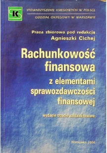 Rachunkowość finansowa z elementami sprawozdawczości finansowej - Finanse, księgowość, bankowość - miniaturka - grafika 1
